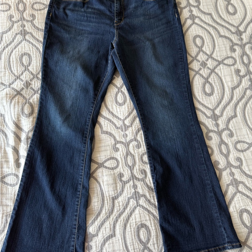 Signature by Levi Strauss Dark Blue Bootcut Jeans